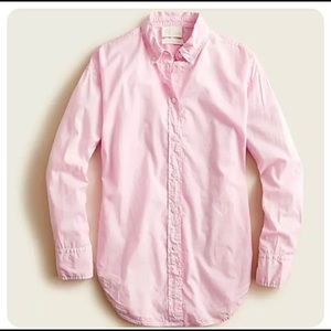 JCrew Relaxed Fit Lightweight Cotton Shirt size 8 NWT
